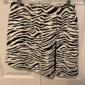 Zebra Print Women's Skirt